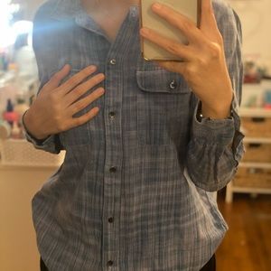 3/25🎉Blue madewell button down